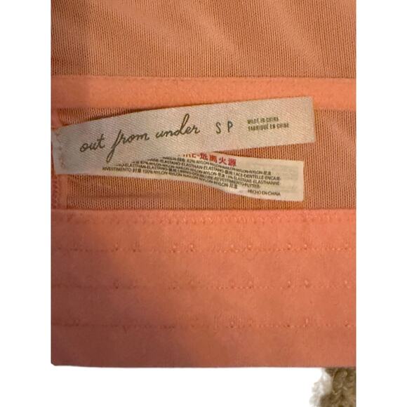 Out From Under Lace Corset in Coral (XS) - Picture 3 of 5